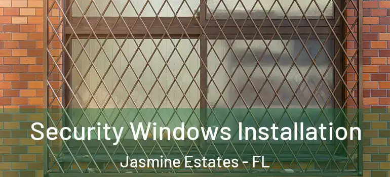  Security Windows Installation Jasmine Estates - FL