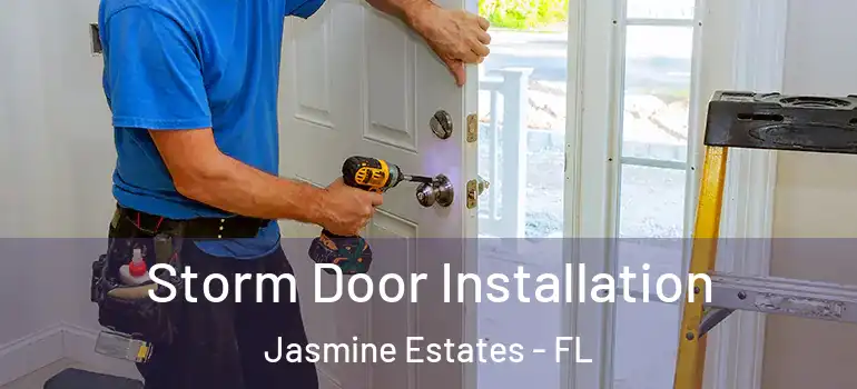  Storm Door Installation Jasmine Estates - FL