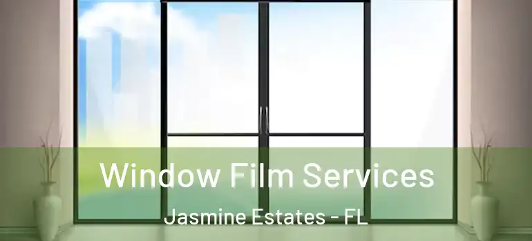  Window Film Services Jasmine Estates - FL
