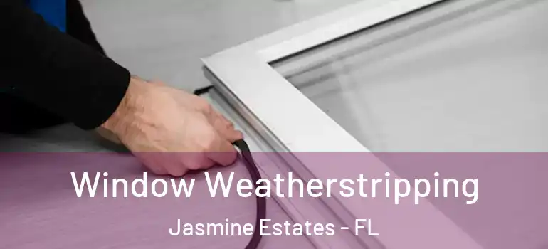  Window Weatherstripping Jasmine Estates - FL